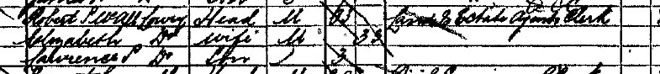 Lowry in 1891 Census